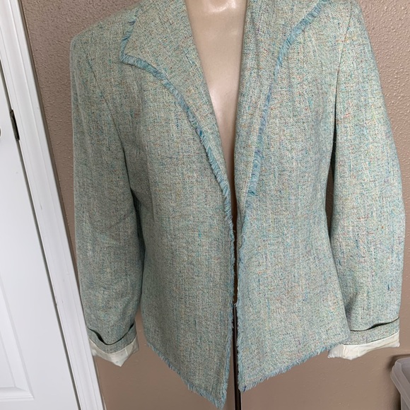Garfield & Marks blue/green jacket Size 8 - Picture 1 of 3